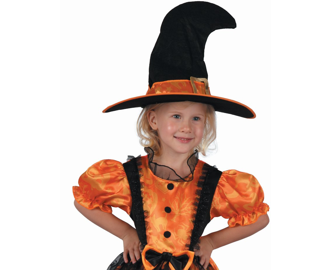 Role play-set for child Pumpkin Witch (dress, hat), size 92/104 cm